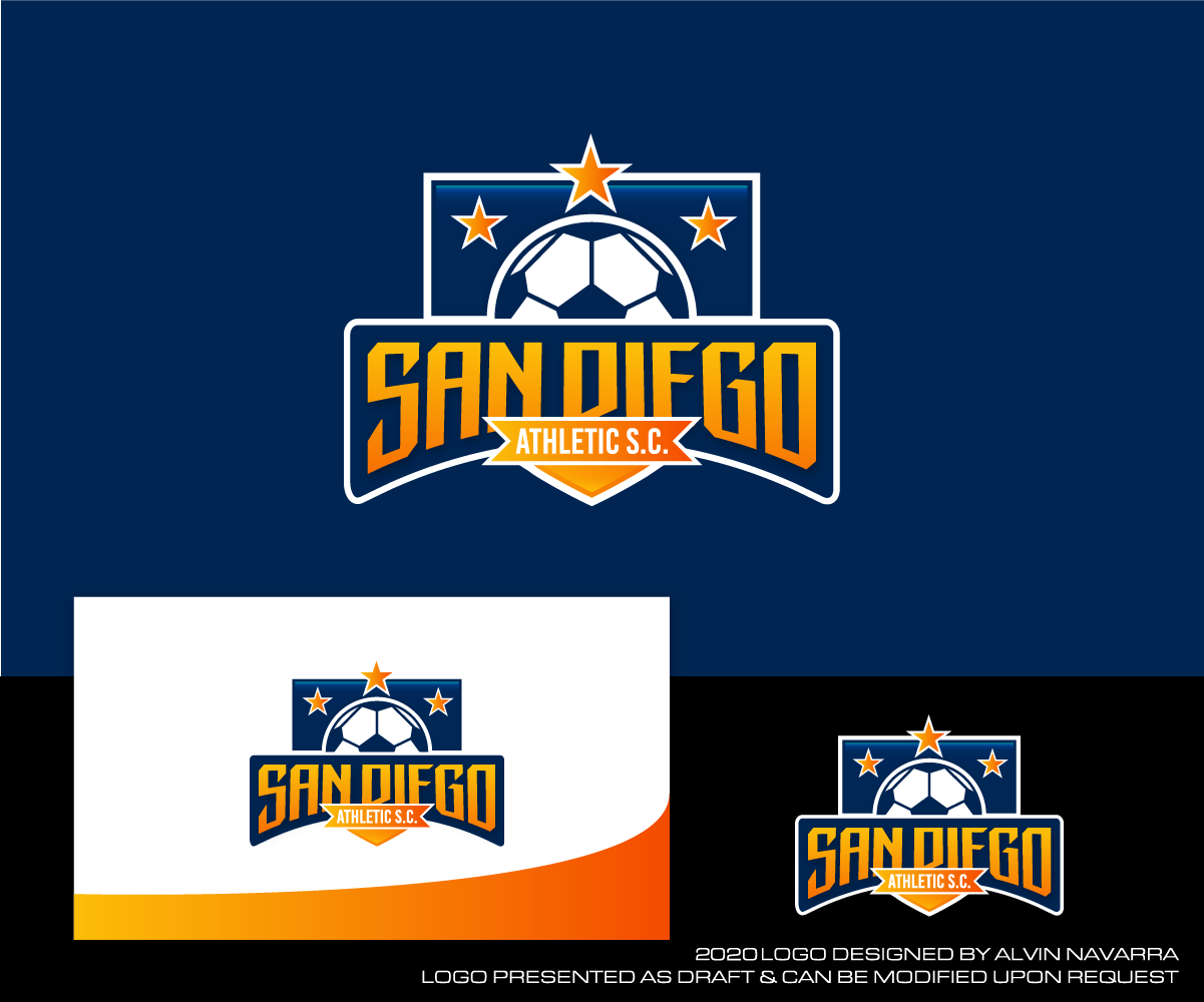 Logo Design by alvinnavarra for San Diego Athletic Soccer Club | Design #25764282
