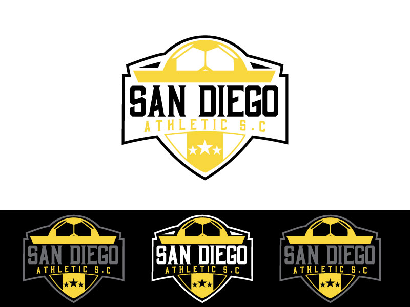 Logo Design by Pro_DesignMaster for San Diego Athletic Soccer Club | Design #25754588