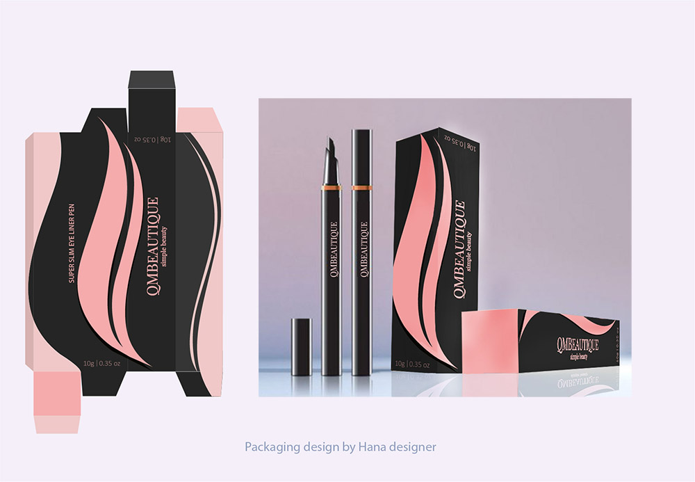 Packaging Design by Hana for QMBeautique | Design #25837745