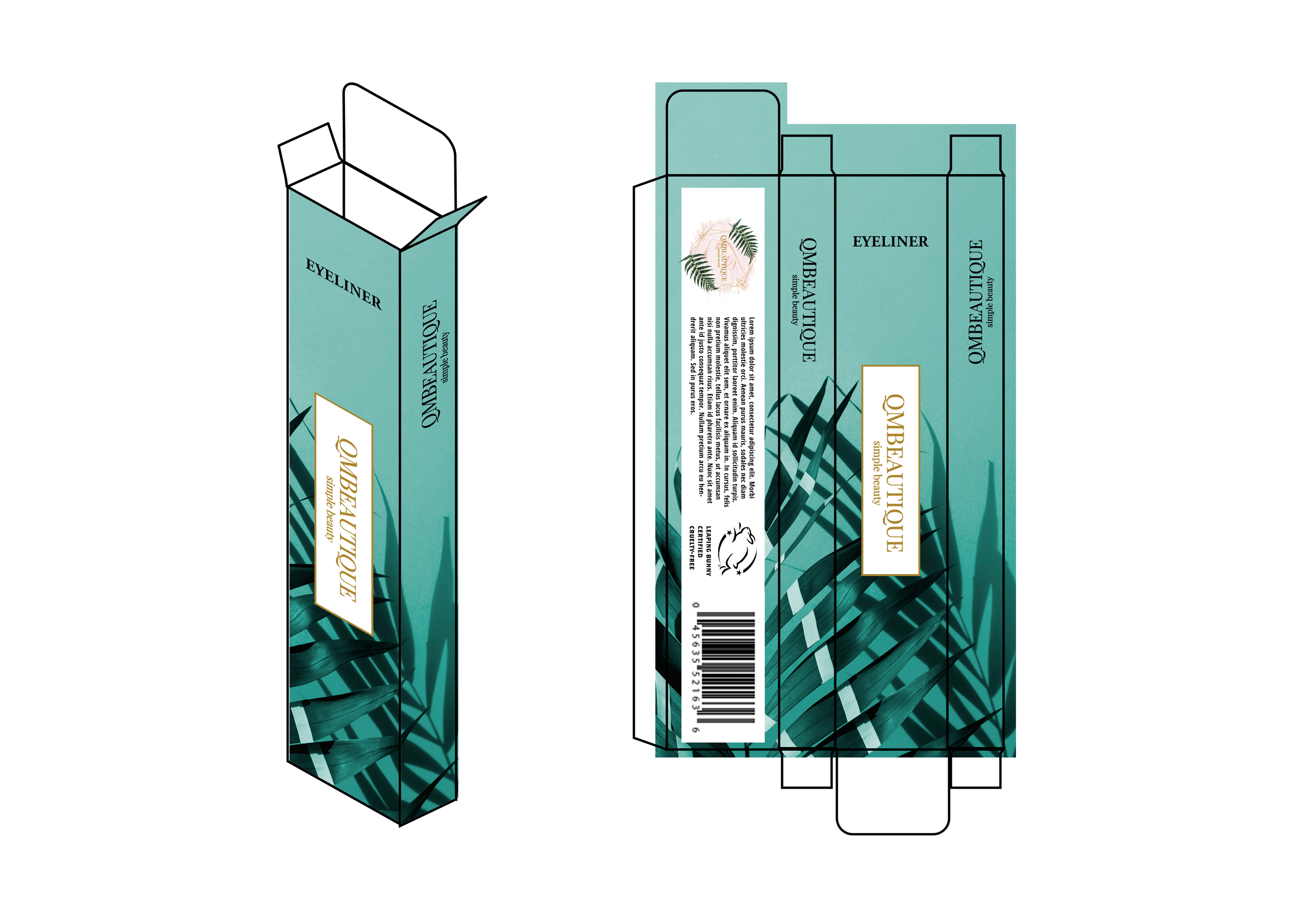 Diseño de Empaque por Javelin Studio para QMBeautique | Diseño #25806324