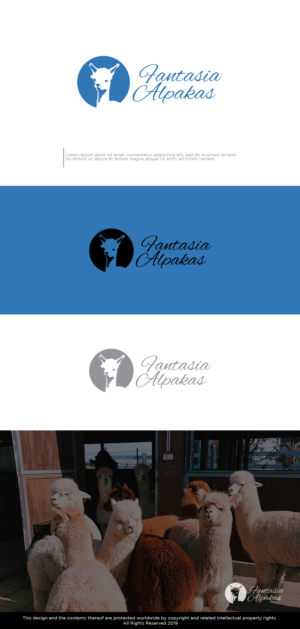Fantasia Alpakas | Logo Design by Kim Ji