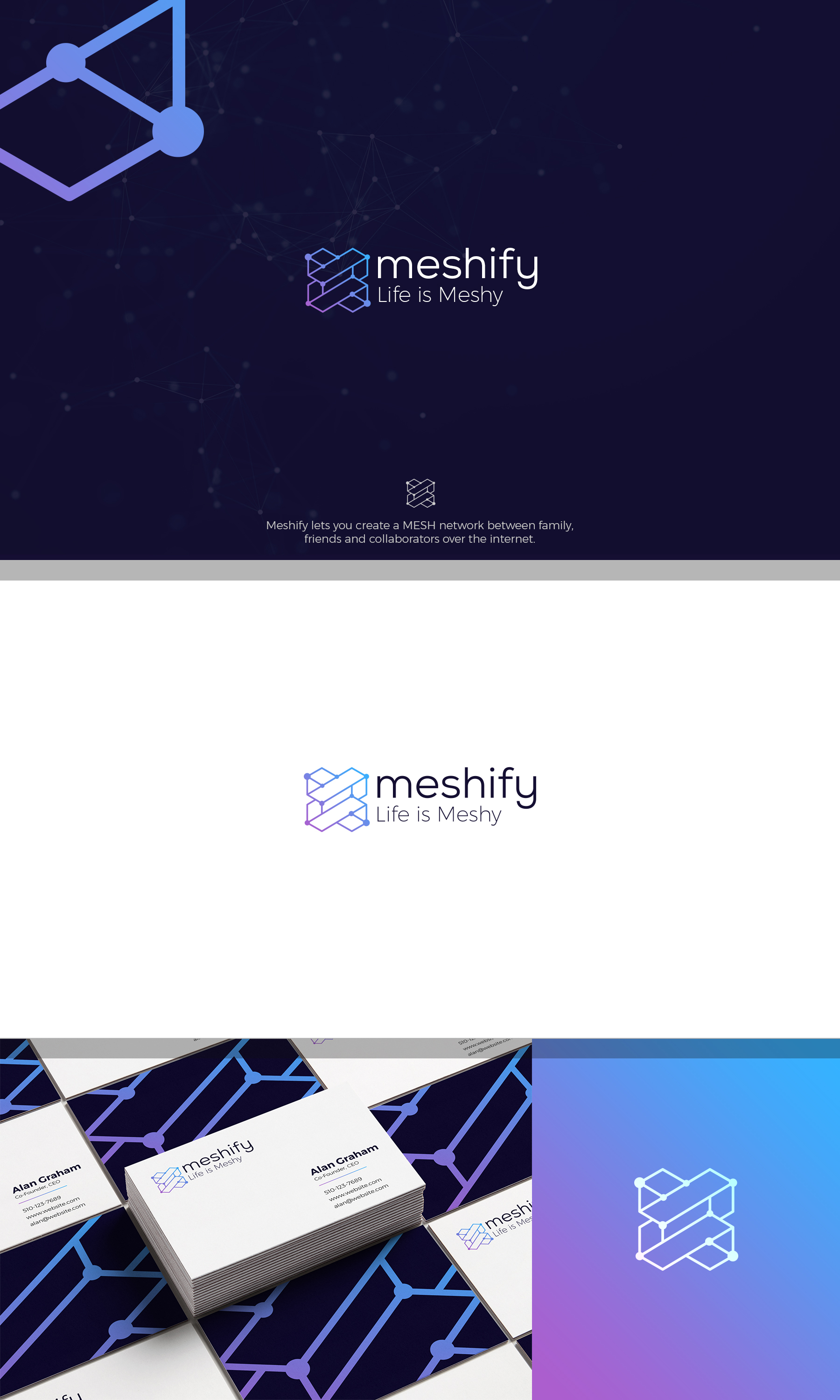 Diseño de Logo por JohnM. para Meshify | Diseño #25751313