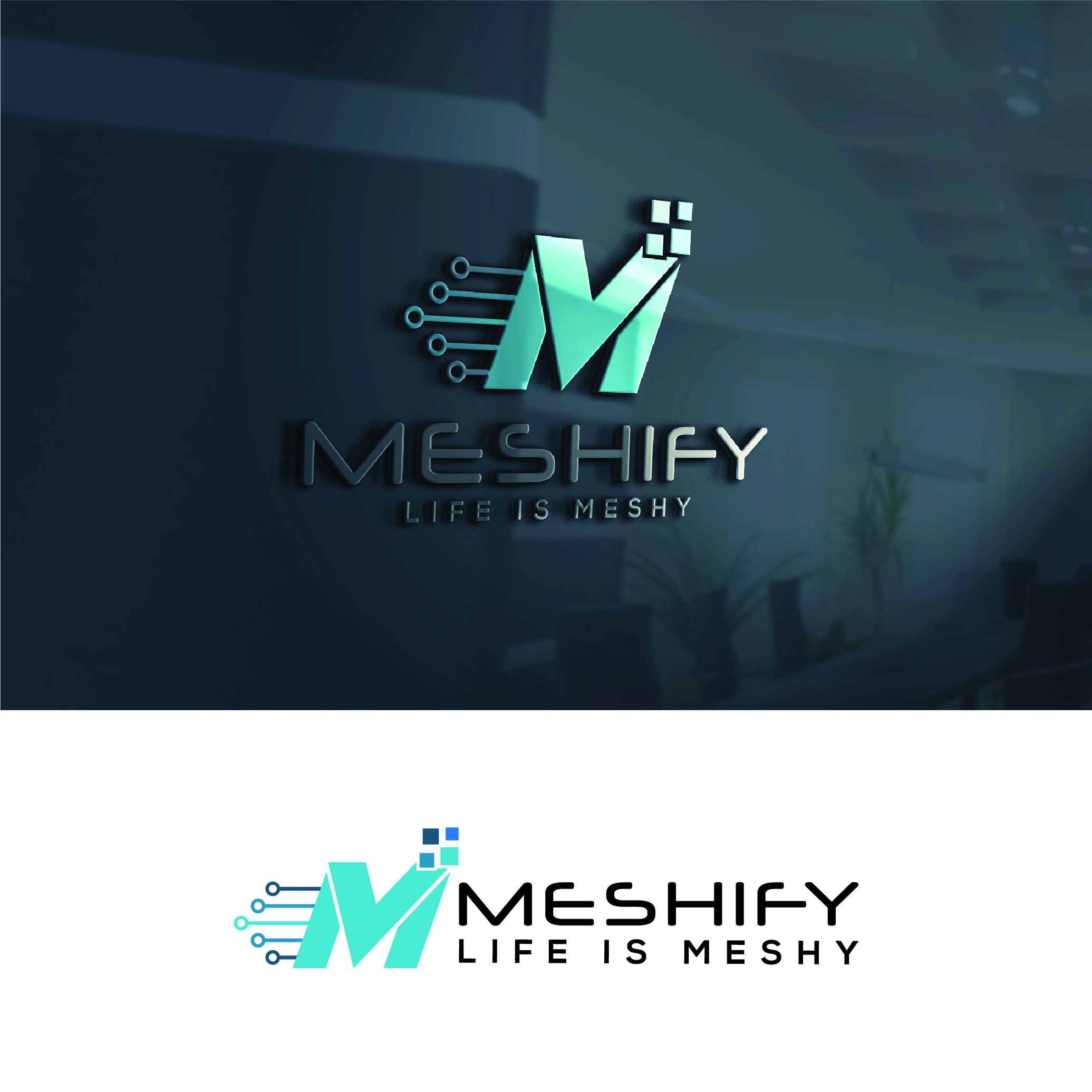 Logo Design by GraphicTec for Meshify | Design #25776543