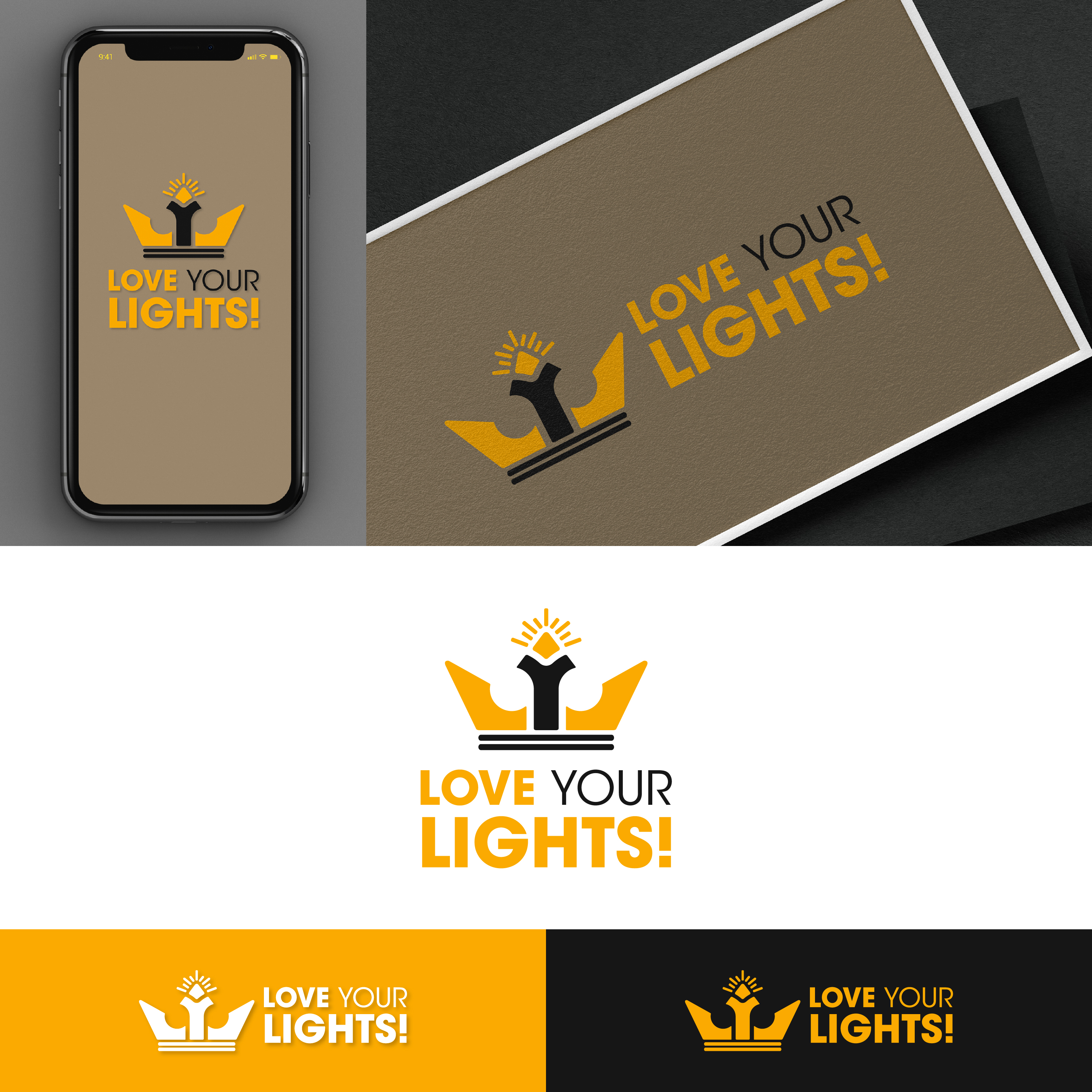 Logo-Design von ICKE für Love Your Lights | Design #25784699