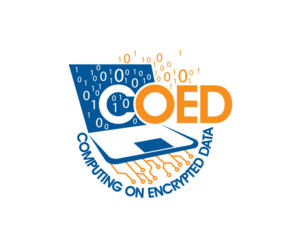 COED - Computing On Encrypted Data | Logo Design by blue eye