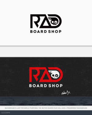 Rad Board Shop | Logo Design by AD-X