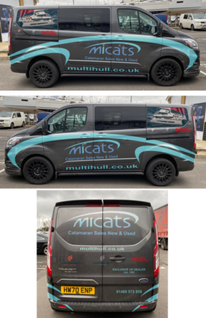 Luxury Yacht  dealer looking for company vehicle graphics