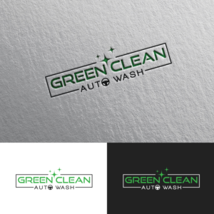 Green Clean Auto Wash | Logo Design by Rii