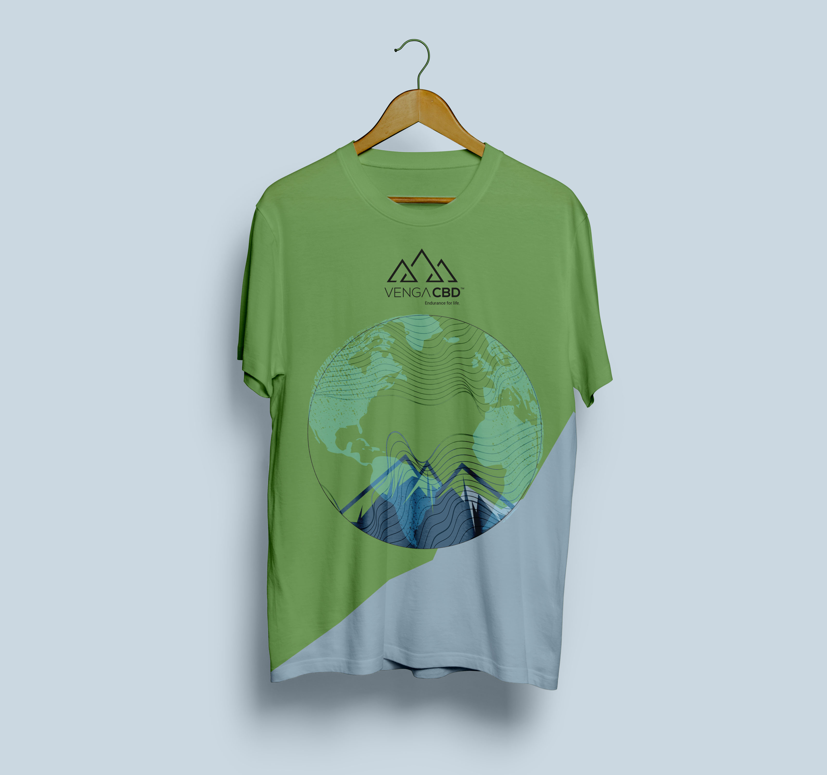 T-shirt Design by vigie for Venga CBD | Design #25833691