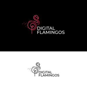 Digital Flamingos | Design de Logo par Graphic Bricks