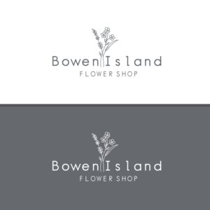 Bowen Island Flower Shop or BIFS | Logo Design by FourtuneDesign