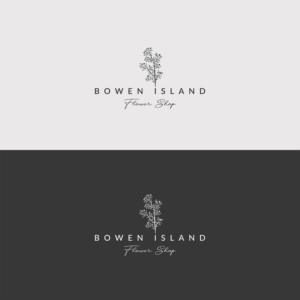 Bowen Island Flower Shop or BIFS | Logo Design by Grapi