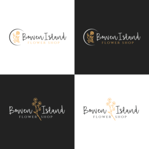 Bowen Island Flower Shop or BIFS | Logo Design by Rii