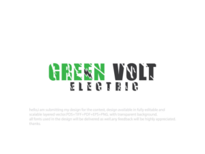 Green Volt Electric | Diseño de Logo por adnan001 2