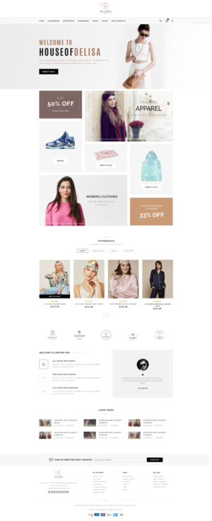 Diseño de Shopify por Rachid 2k para este proyecto | Diseño #25761913