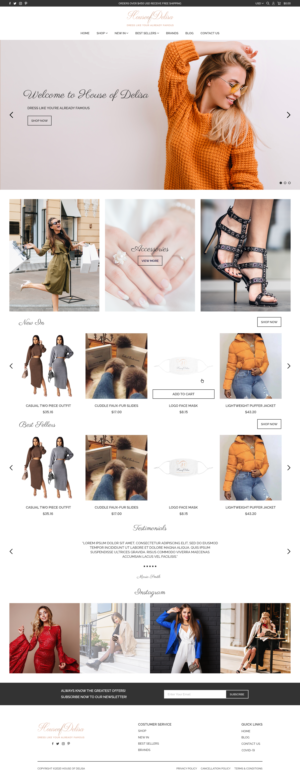 Diseño de Shopify por George Radu para este proyecto | Diseño #25766671