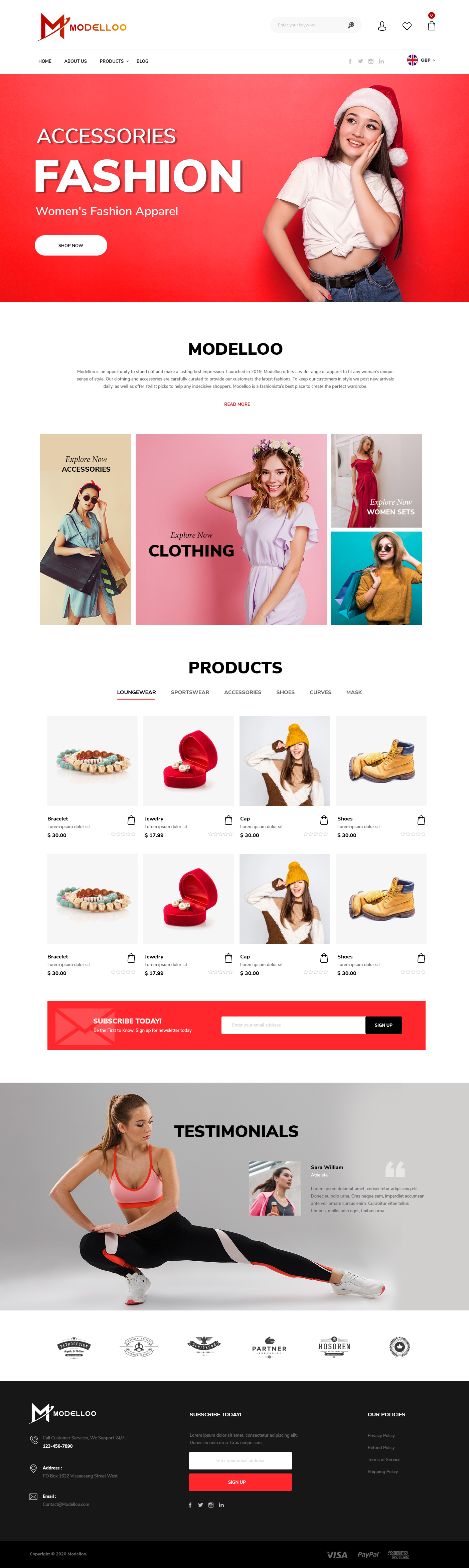 Shopify Design by ag622988 for this project | Design #25765281