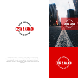 Costa & Calado - Building, Renovating and Decorating since 2011 | Logo Design by Apple Dsigner