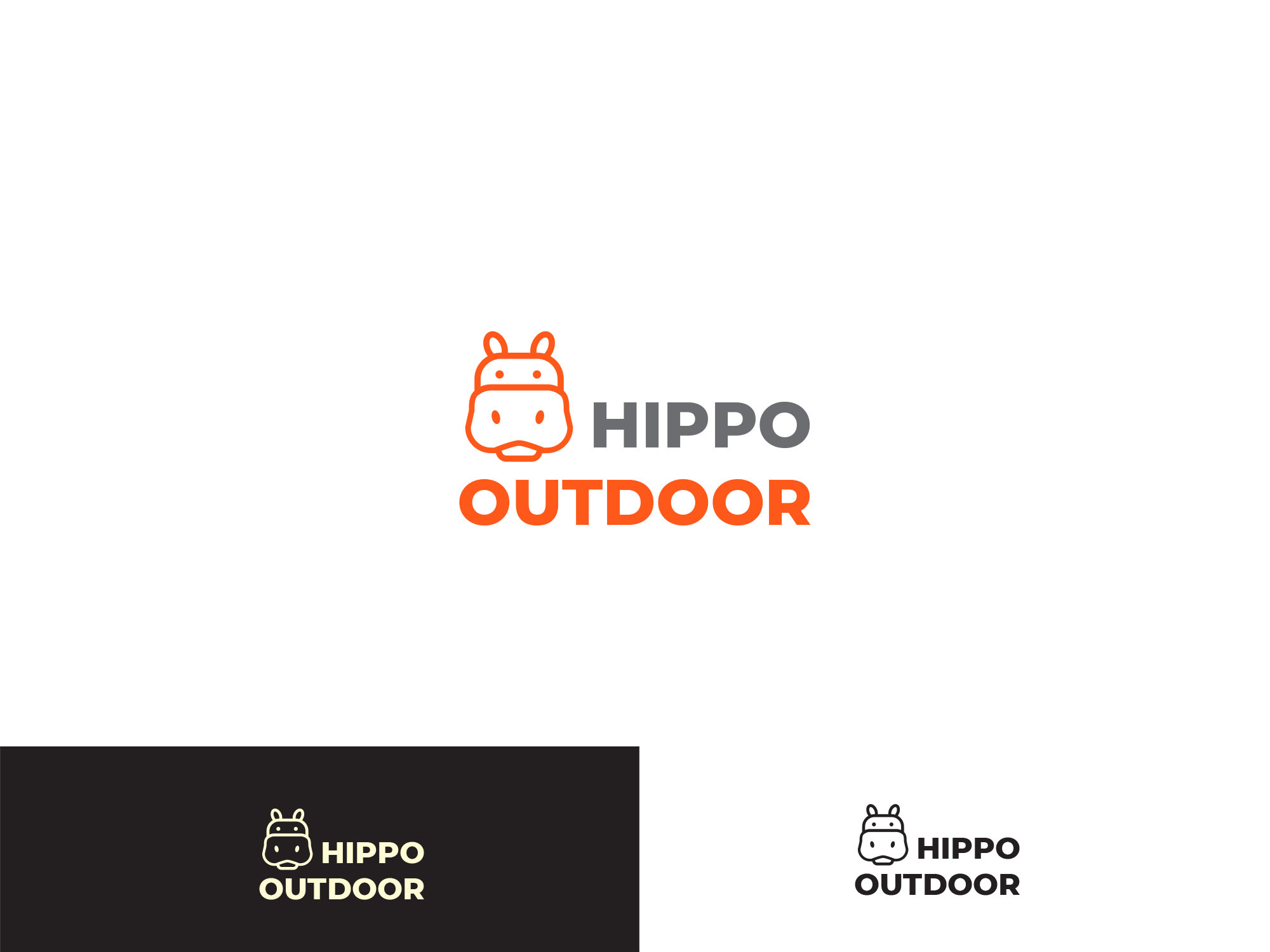 Logo Design by TiD for Hippo Outdoor | Design #25759415