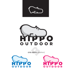 Logo-Design von Ben9Graphic für Hippo Outdoor | Design #25772850
