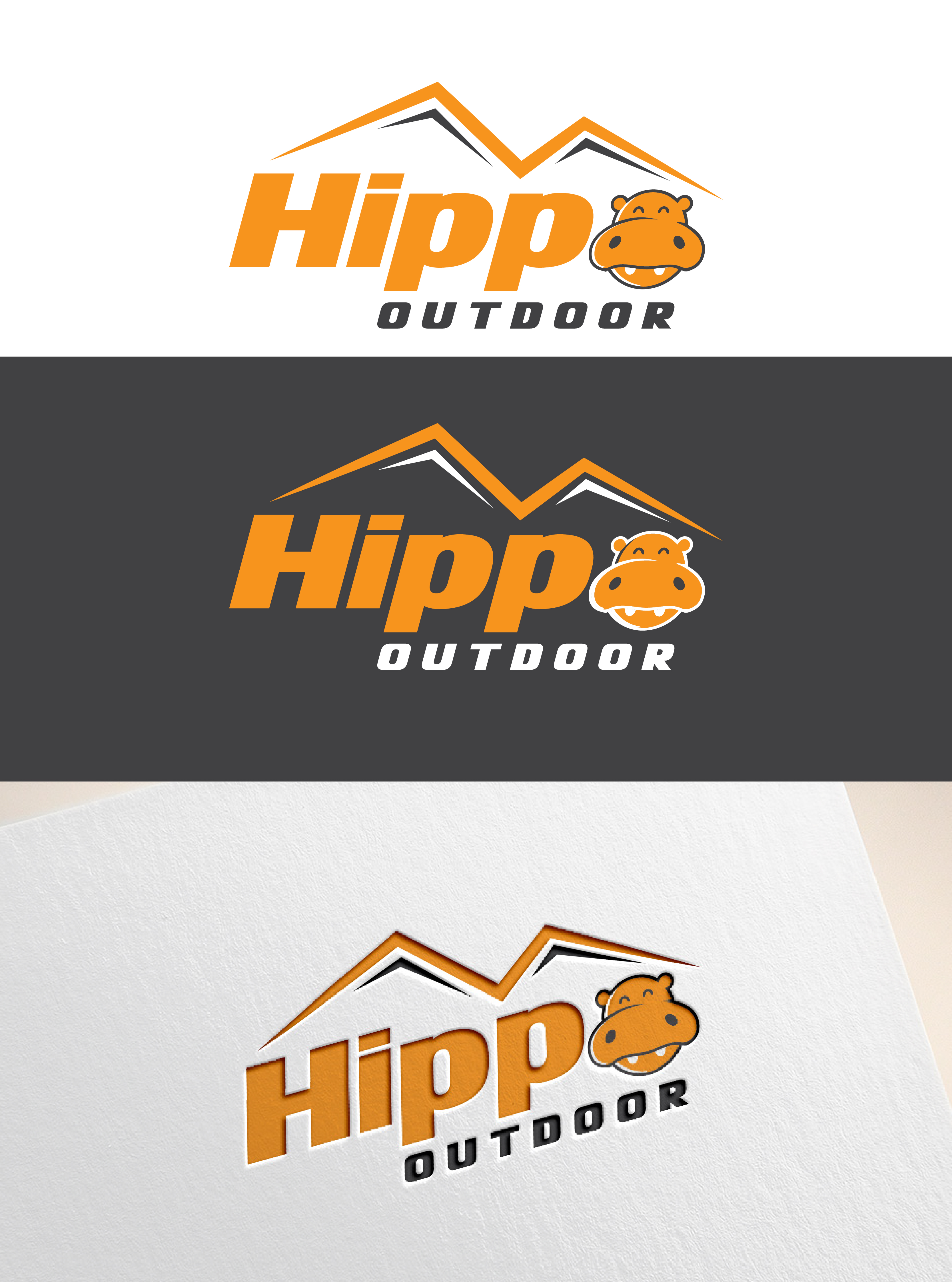 Logo-Design von #hashtag_DEsigN für Hippo Outdoor | Design #25763169