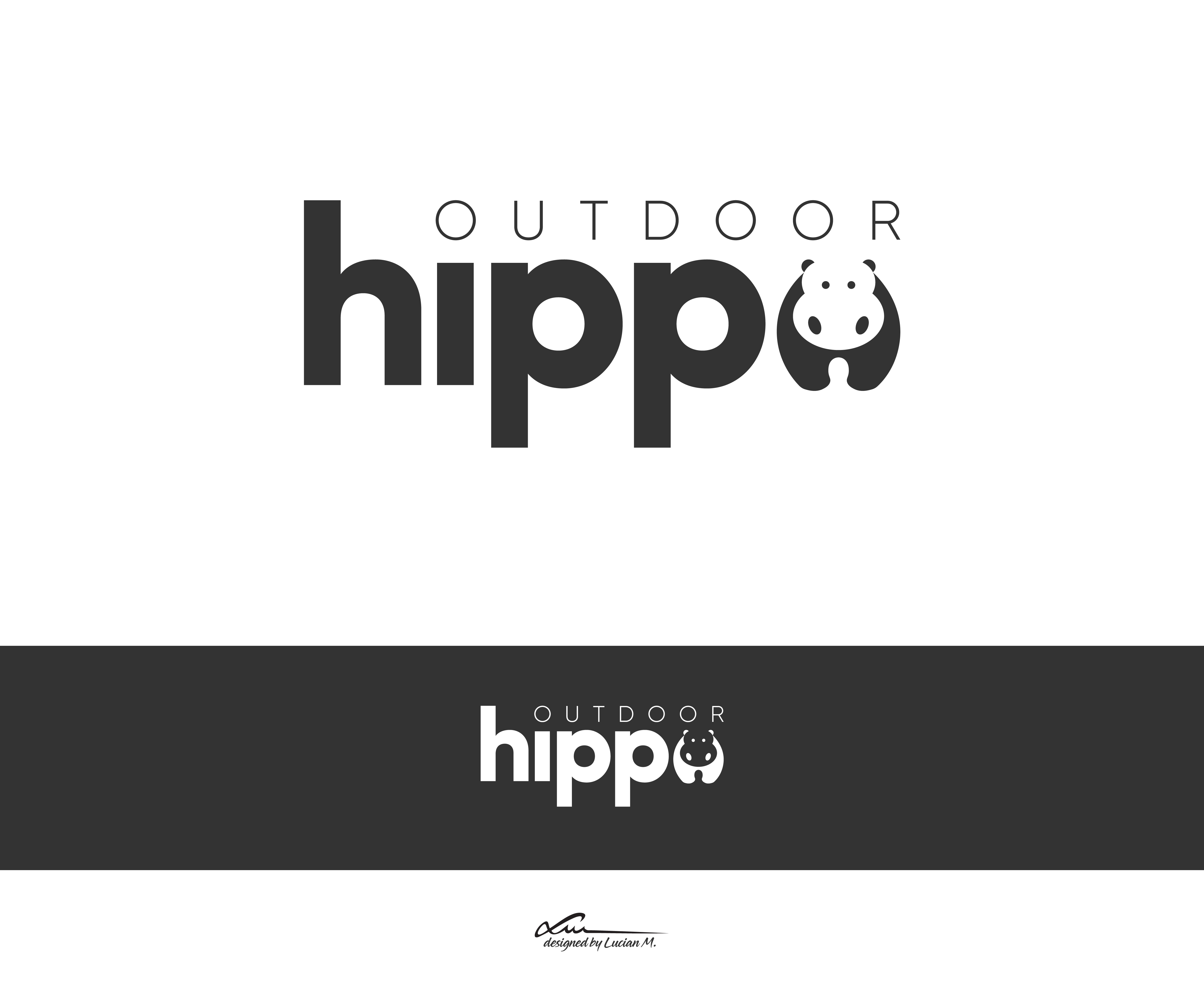 Logo-Design von LucianM81 für Hippo Outdoor | Design #25793457