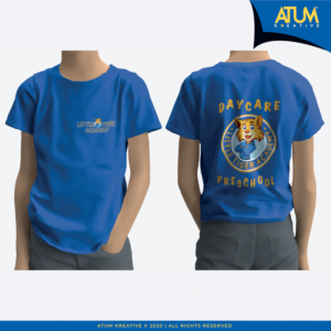 T-shirt for Little Tiger Academy Daycare and Preschool Our logo is a tiger | Diseño de Camiseta por Atum Kreative™