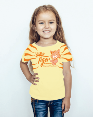T-shirt for Little Tiger Academy Daycare and Preschool Our logo is a tiger | T-shirt Design by PND