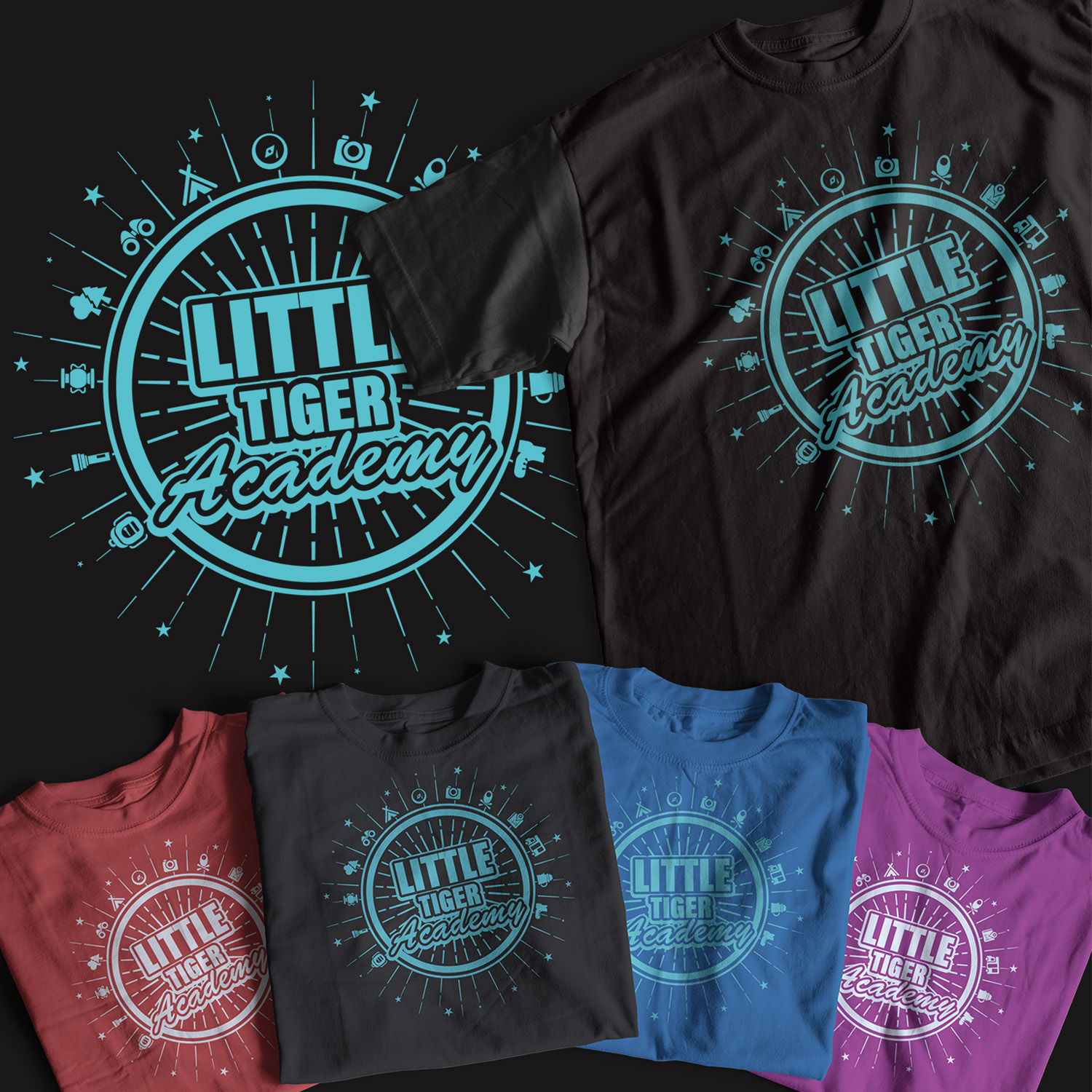 T-shirt Design by mekhfioui for Little Tiger Academy | Design #25794328