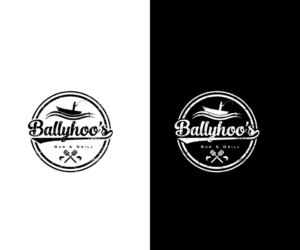 Ballyhoo's Bar & Grill | Logo Design by uitaki