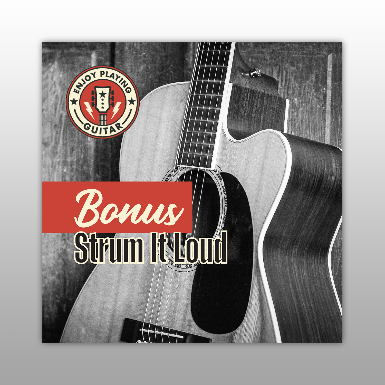 Graphic Design by pinterferenc86 for Enjoy Playing Guitar | Design #25786778