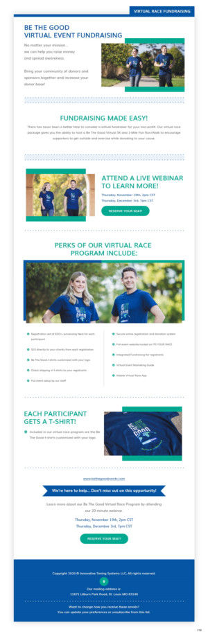 Email Marketing Design by pb for Innovative Timing Systems | Design: #25782315