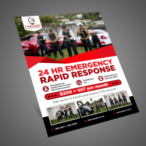 Awesome Flyer for Tactical Emergency Response Services  | Flyer-Design von aspiremedia