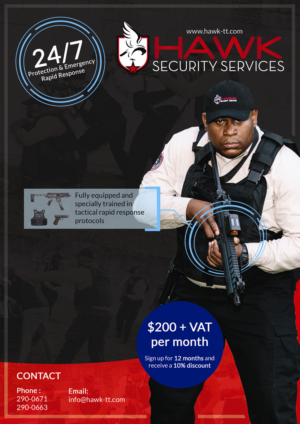 Flyer-Design von Ardianet für Hawk Security Services Ltd.  | Design #25762495
