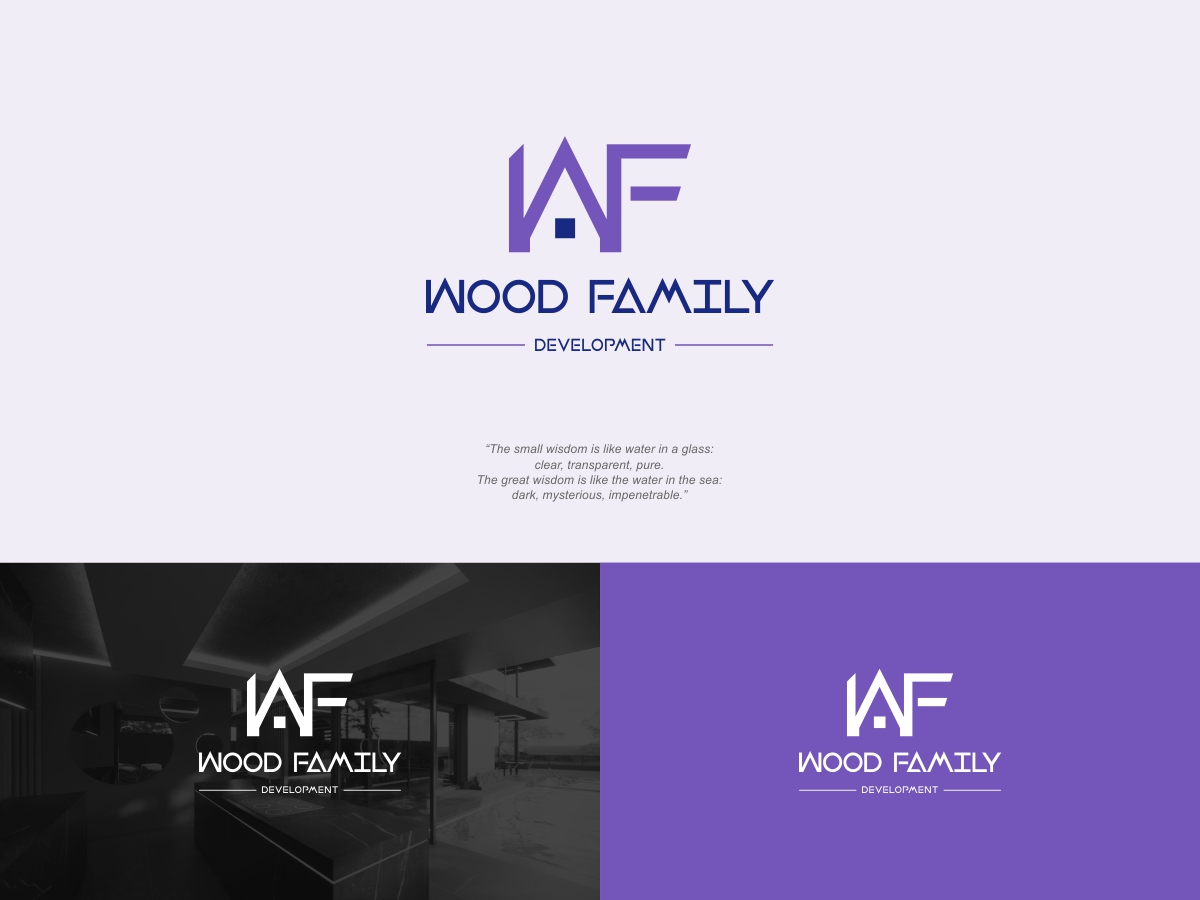Diseño de Logo por Dot F5 para Wood Family Development | Diseño #25789607