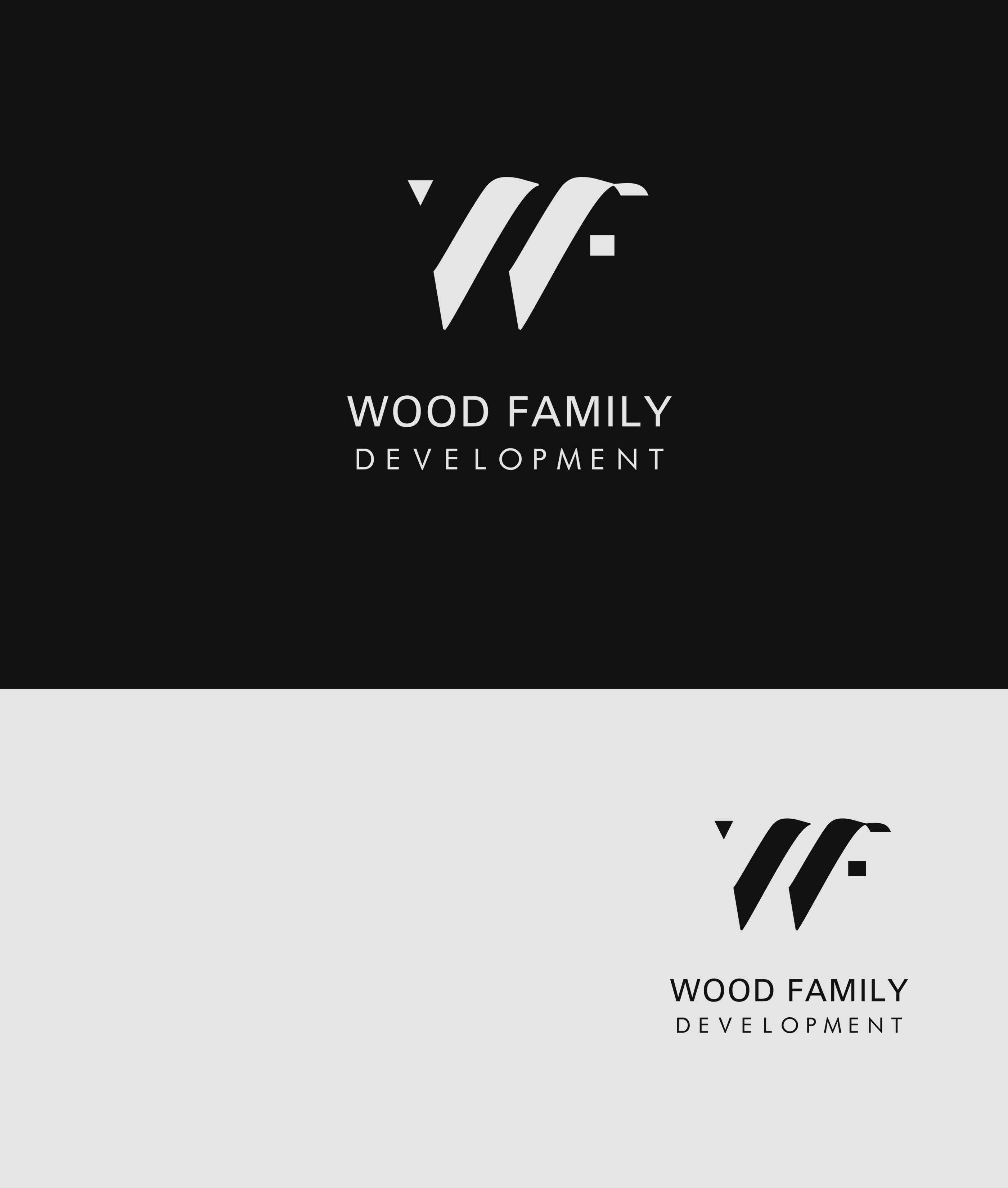 Logo Design by Ana Gocheva for Wood Family Development | Design #25757633