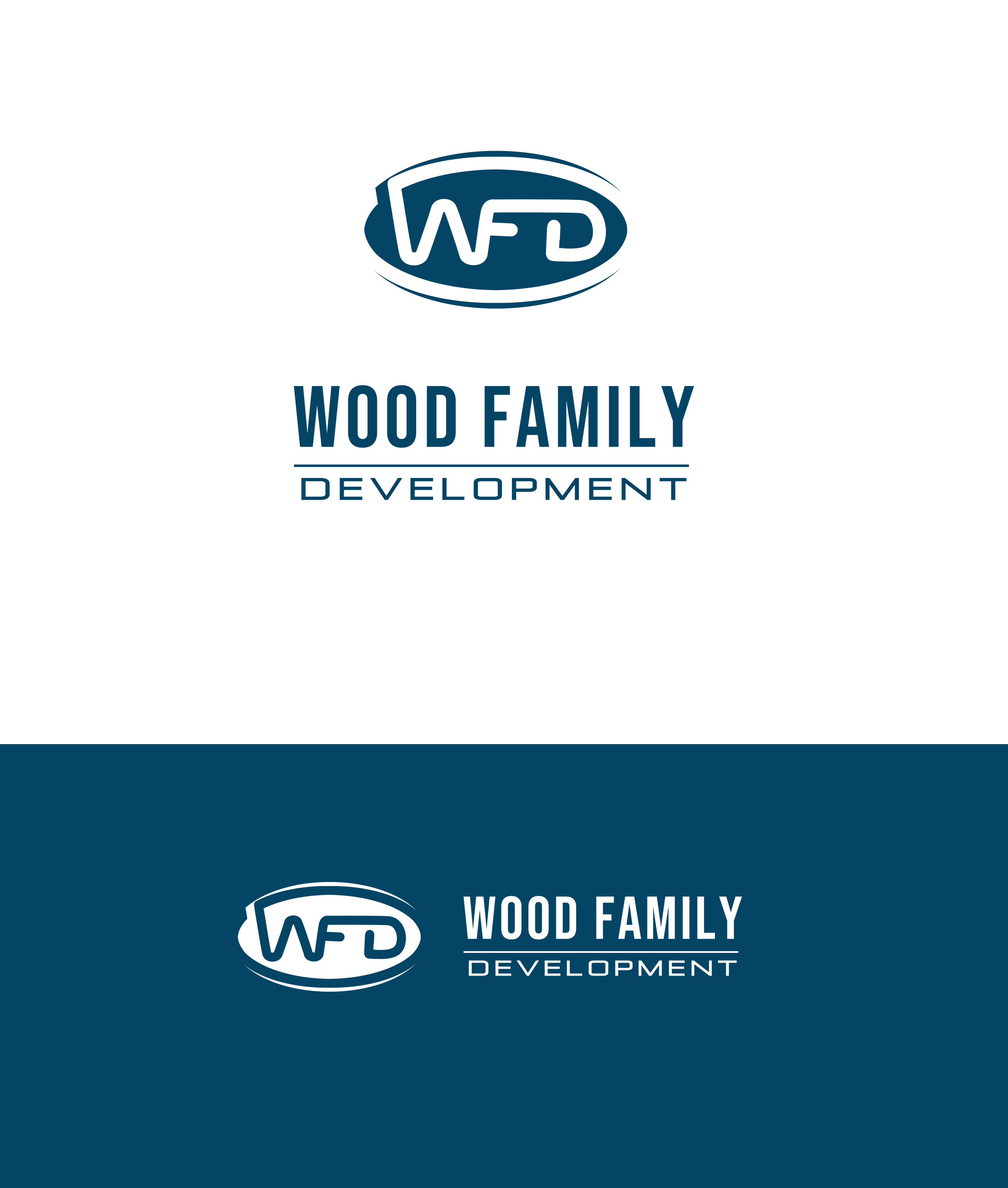 Logo Design by Ana Gocheva for Wood Family Development | Design #25757635