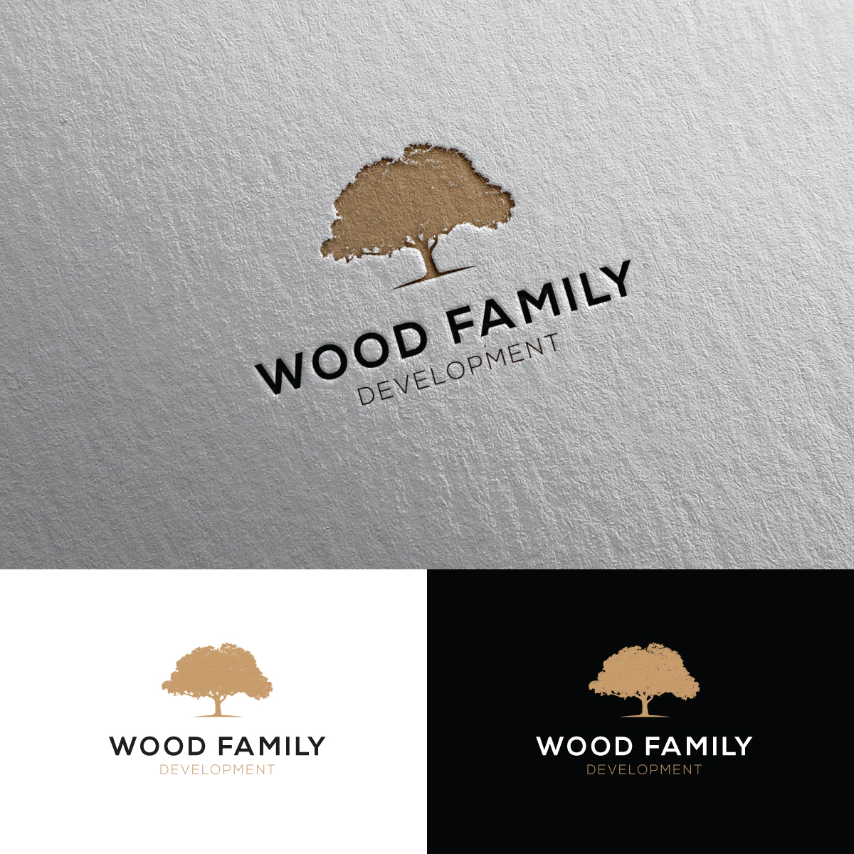 Logo Design by Rii for Wood Family Development | Design #25758014
