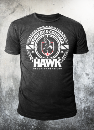 T-Shirt-Design von badpixelarts für Hawk Security Services Ltd.  | Design: #26043600