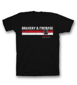 Empowering T-shirt for Brave Security Officers  | Diseño de Camiseta por saka.aleksandar