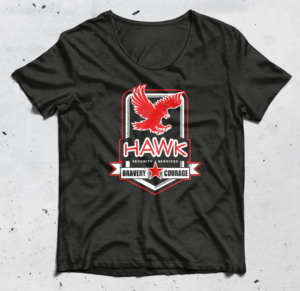 T-Shirt-Design von Alaya für Hawk Security Services Ltd.  | Design: #25760748