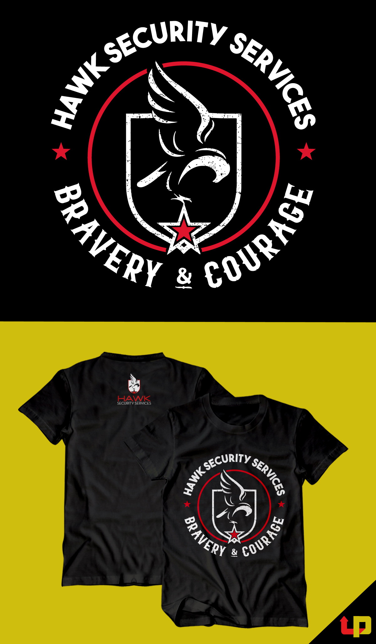 T-shirt Design by Uprinteez for Hawk Security Services Ltd.  | Design #25789285