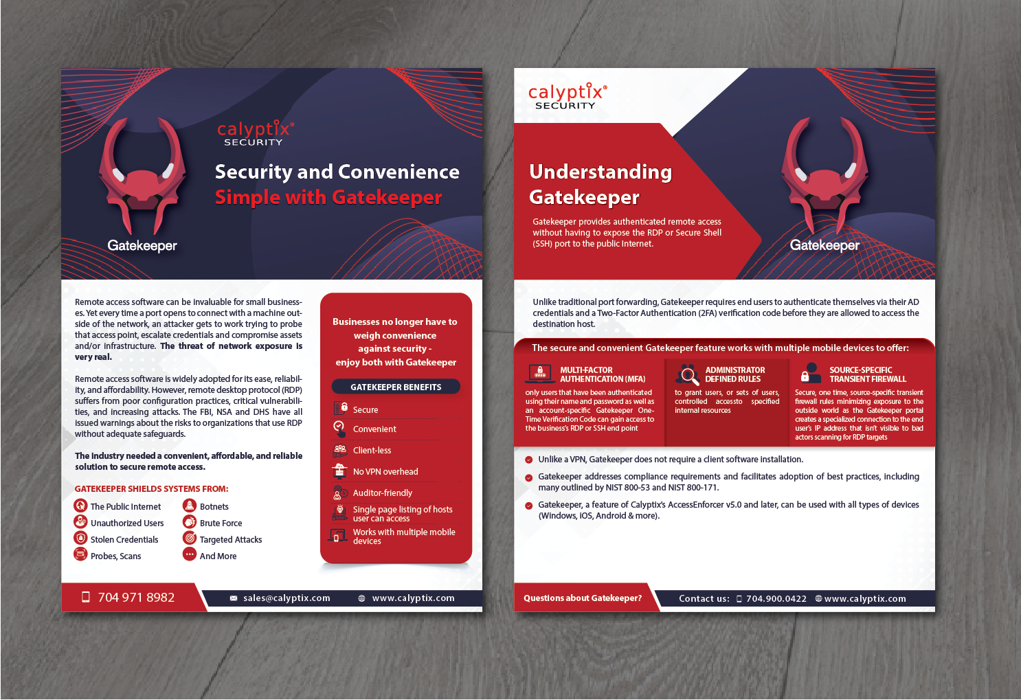 Design de Flyer par alex989 pour Calyptix | Design #25771067
