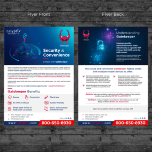 Flyer Design by AQKhan for Calyptix | Design: #25785536