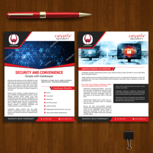 Flyer-Design von aspiremedia für Calyptix | Design #25771786