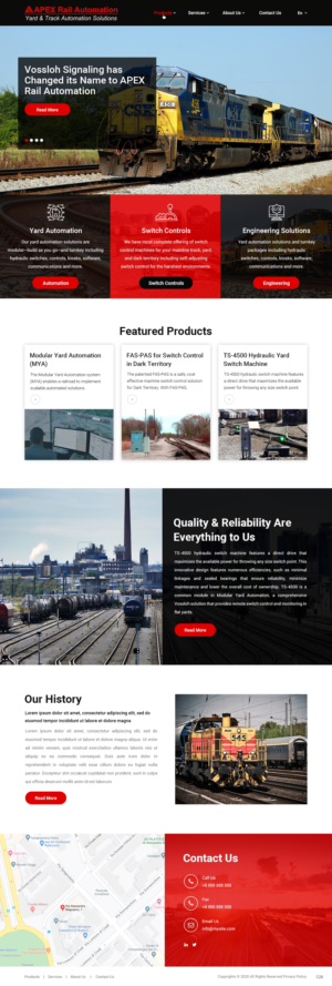 Web Design by pb for this project | Design: #25762624