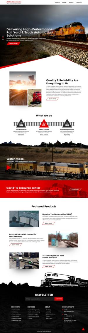 Yard & Track Automation Solutions | Web Design by nzdesigners