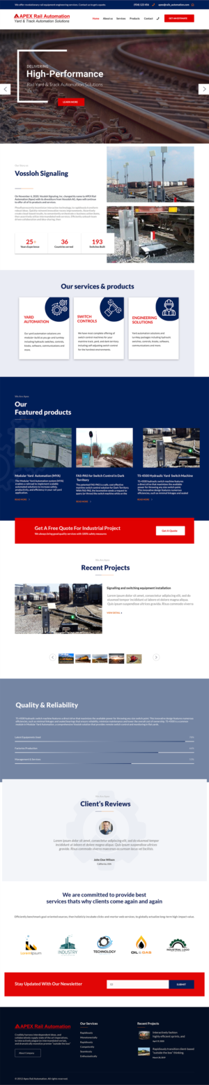 Web Design by Web Dev for this project | Design: #25763257