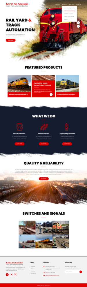 Yard & Track Automation Solutions | Web Design by ag622988