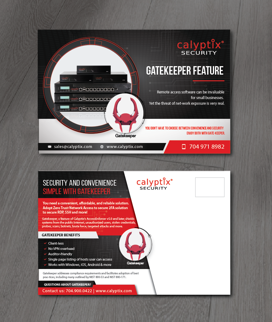 Diseño de Postal por alex989 para Calyptix | Diseño #25759892